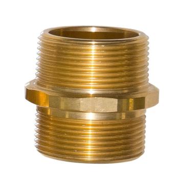 Ниппель латунь никелир. НР/НР Ду 20 (3/4")